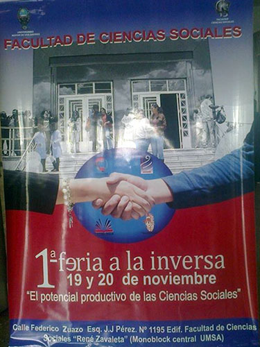 Banner de la Primera Feria a la Inversa de Ciencias Sociales